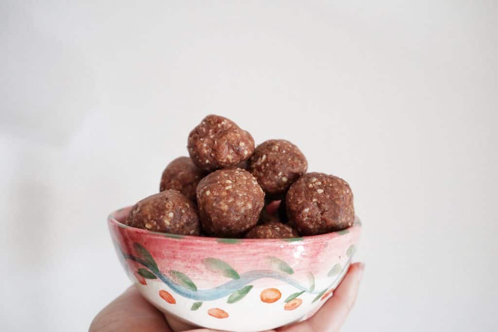 Almond Coconut Cacao Protein Balls