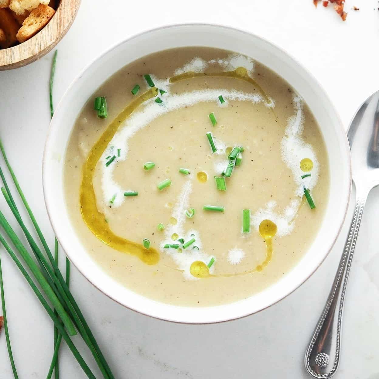 One-Pot Potato Leek Soup