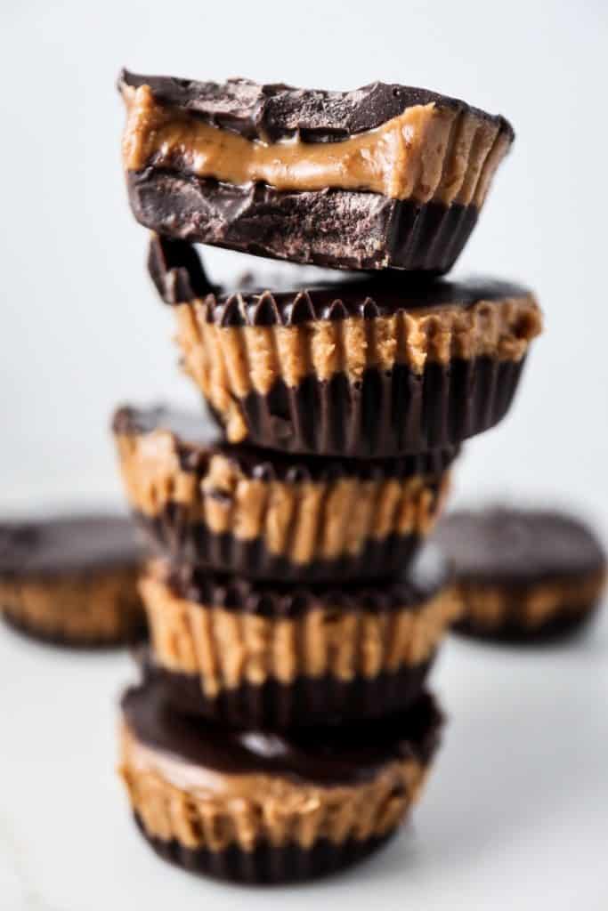Dark Chocolate Cookie Butter Cups
