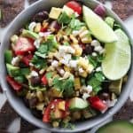 Avocado Black Bean Corn Salad