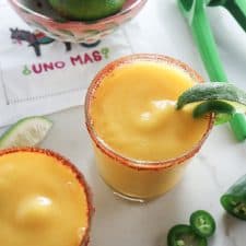 Spicy Frozen Mango Margarita Recipe