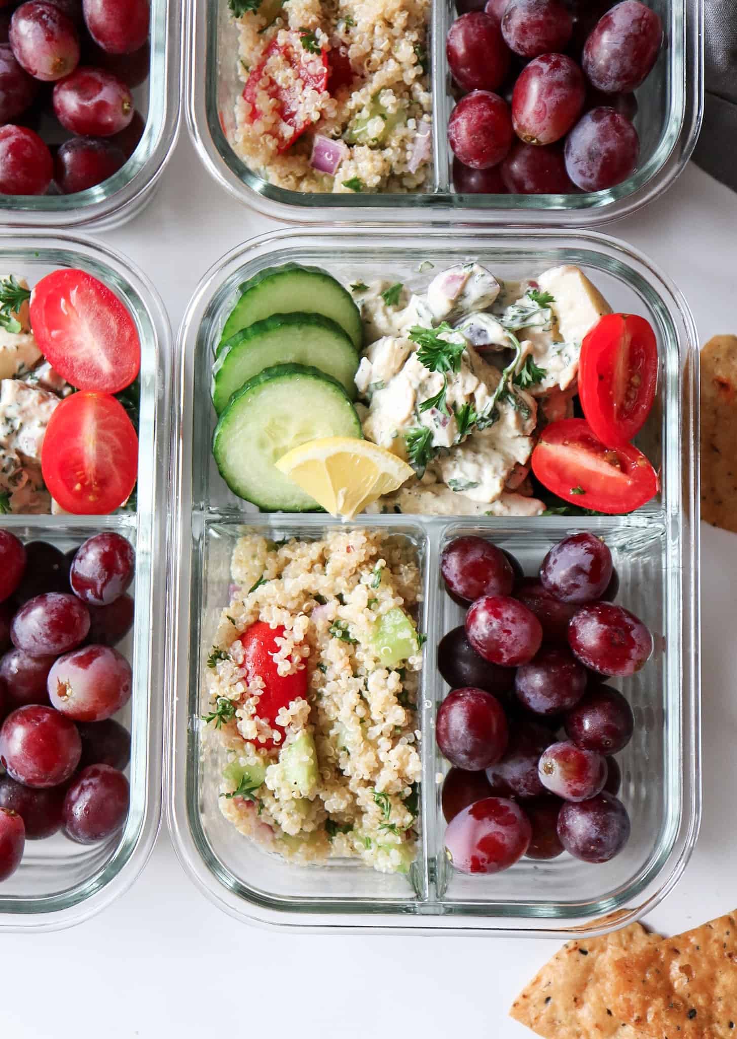 Chicken Salad Lunch Prep