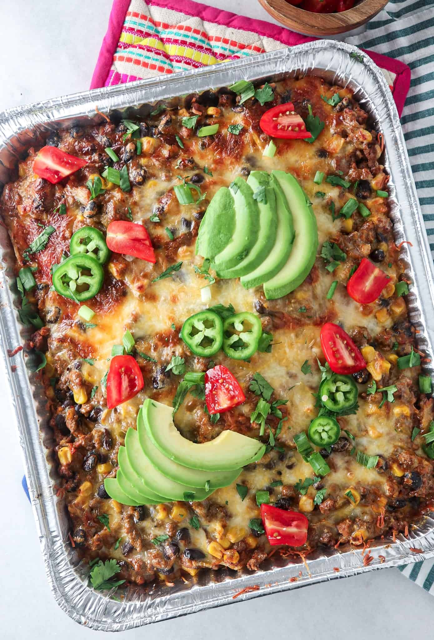 Mexican Beef Casserole (freezer friendly!)