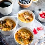 Individual Sausage, Egg, and Cheese Breakfast Casseroles (Make-Ahead)