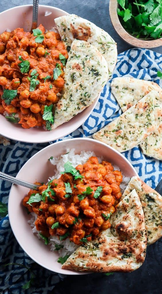 Instant Pot Red Curry Chickpeas