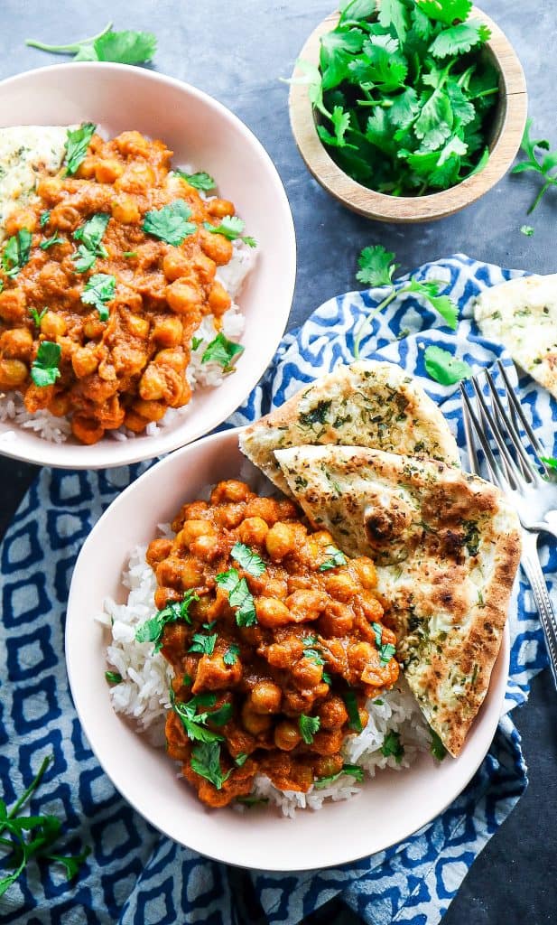 Instant Pot Red Curry Chickpeas