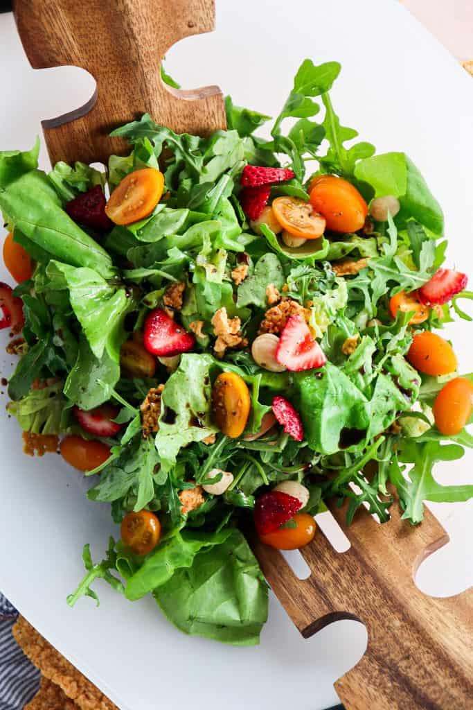 Arugula Salad with Strawberries