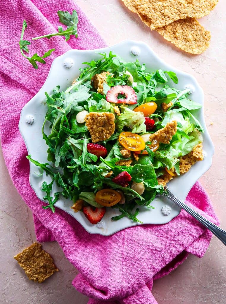 Arugula Salad with Strawberries
