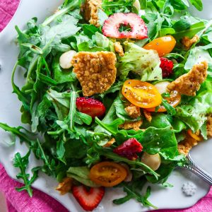 Arugula Salad with Strawberries