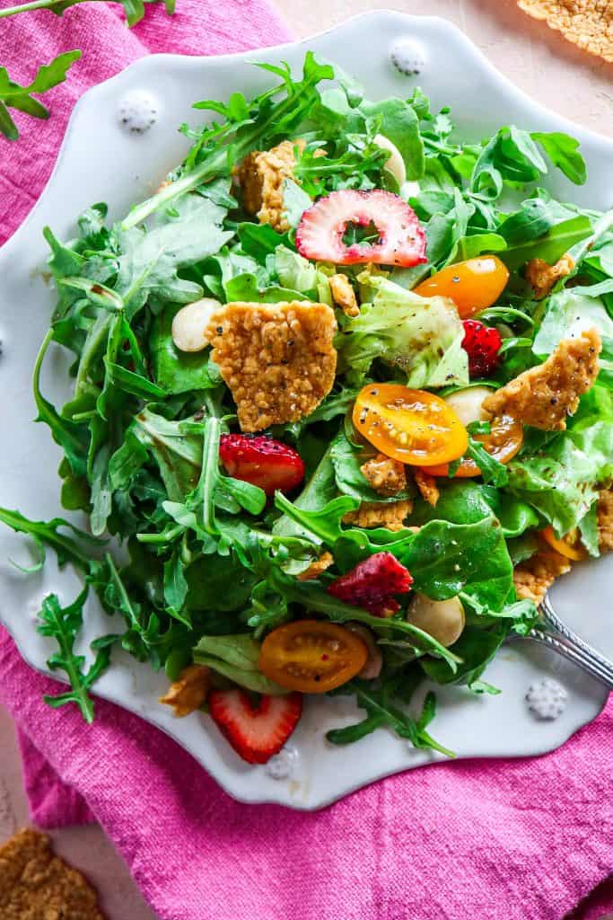Arugula Salad with Strawberries