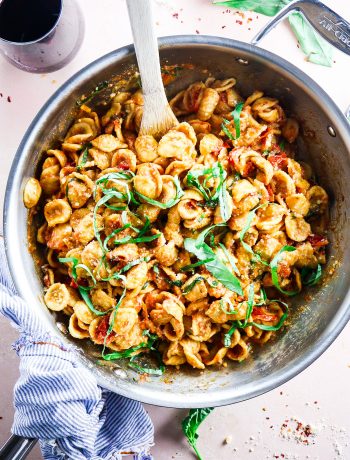 5 Ingredient Burst Tomato Orecchiette