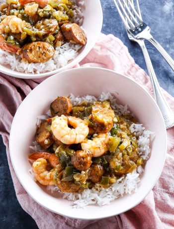Easy Sausage and Shrimp Gumbo