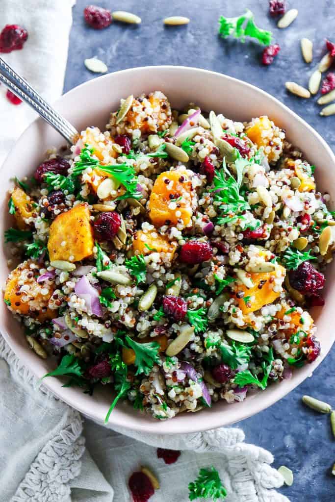 Simple Autumn Quinoa Salad