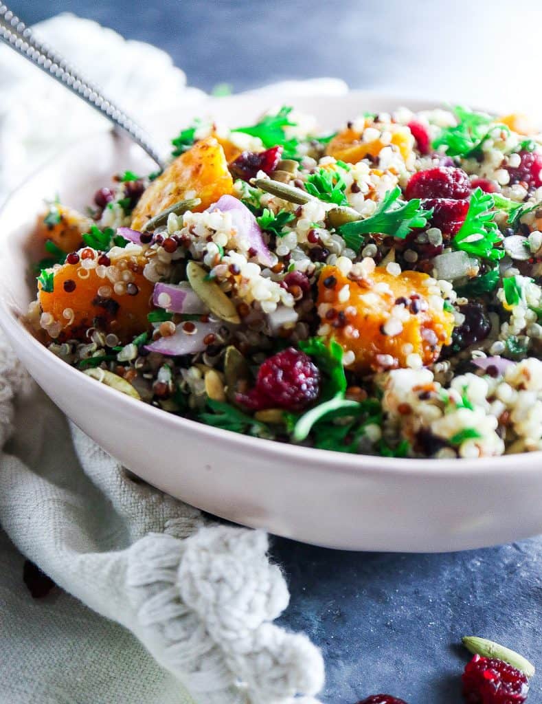 Simple Autumn Quinoa Salad