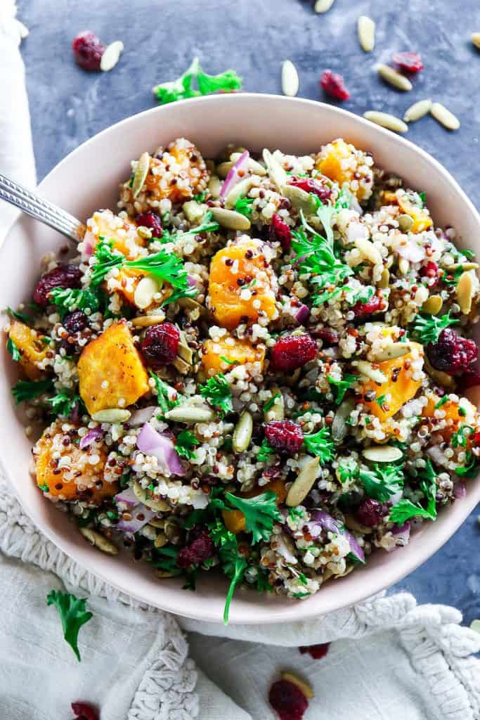 Simple Autumn Quinoa Salad