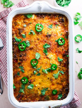 Make Ahead Hash Brown Chorizo Breakfast Casserole