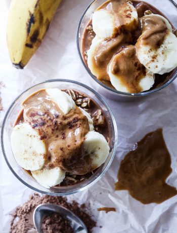 Chocolate Banana Overnight Oats