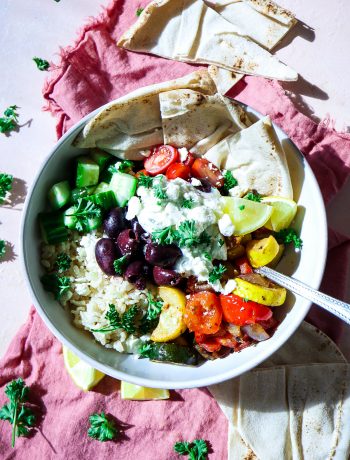 Easy Greek Veggie Bowls