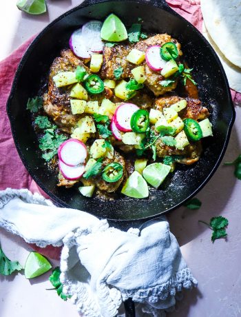 5 Ingredient Salsa Verde Chicken with Pineapple and Jalapeno